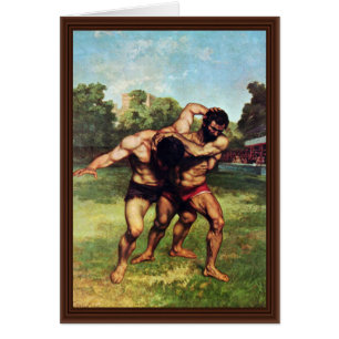 Lutteur par Courbet Gustave