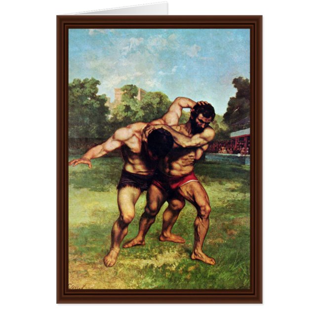 Lutteur par Courbet Gustave (Devant)