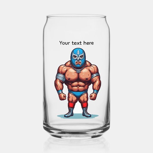lutteur , verre modifiable (Recto)