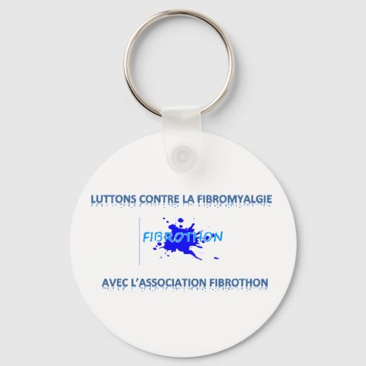 luttons contre la fibromyalgie sleutelhanger (Voorkant)