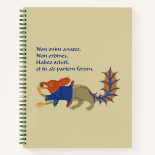 Luttrell Psalter Carnet Spiral "écureuil"