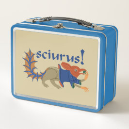 Luttrell Psalter "Eekhoorn" Metalen Lunchbox
