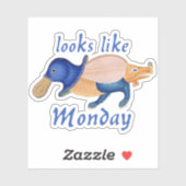 Luttrell Psalter Lundi Vinyl Sticker (Feuille)