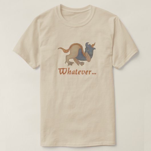 Luttrell Psalter "Wat..." T-shirt (Design voorkant)