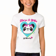 LUV4Pandas Hearts & Smile Panda Babydoll T-Shirt