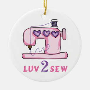 Luv 2 Sew Keramisch Ornament