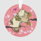 Luv Birds Round Ornament (voorkant)
