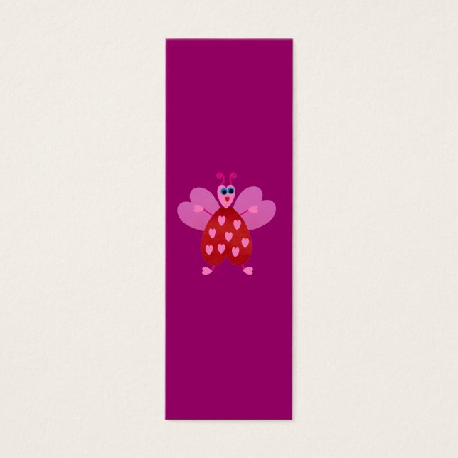 Luv Bug, Mini Bladwijzer Visitekaartjes (Voorkant)