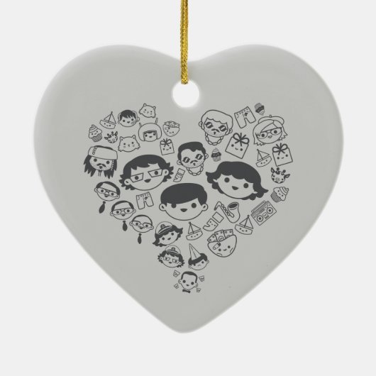 Luv Keramisch Ornament (Achterkant)