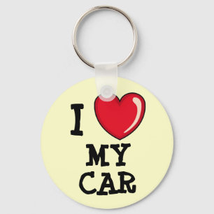 Luv Mijn auto! Sleutelhanger