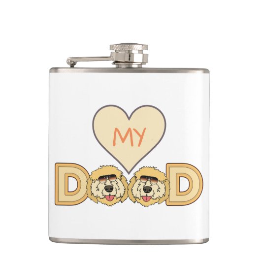 Luv My DOOD Flask! Heupfles (Voorkant)