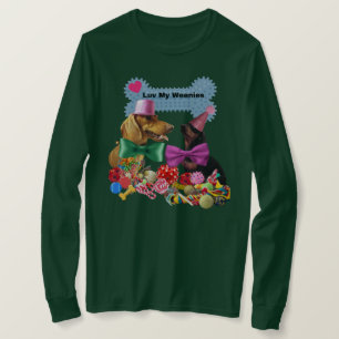 Luv My Weenies Dames T-shirt met lange mouwen