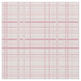 Luv to Quilt (roze plaid) - Katoen (56") Stof