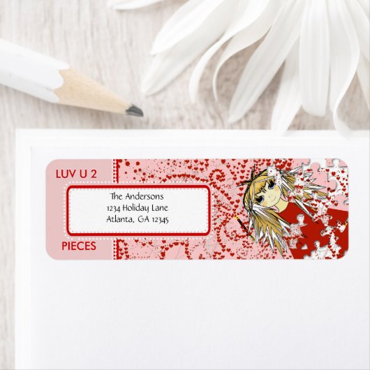 LUV U 2-stuks retouradres Etiket (Insitu)