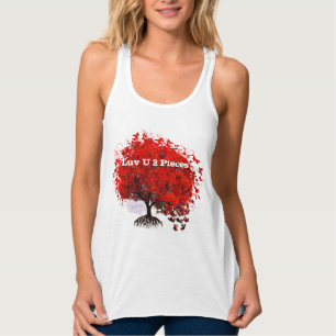 Luv U 2 stuks T-shirt met ronde romp