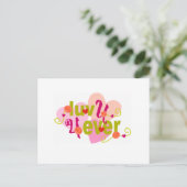luv u 4ever briefkaart (Staand voorkant)