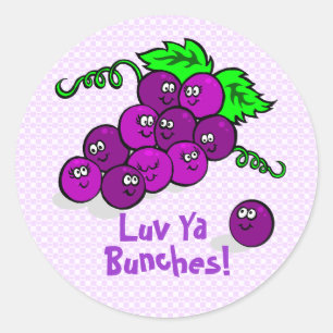 Luv Ya Bunches! Ronde Sticker