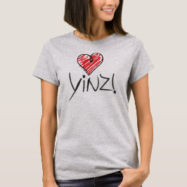 LUV YINZ LADY'S T-SHIRT