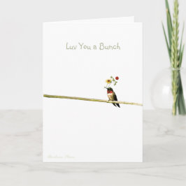 Luv You a Bunch: Happy Valentine's Day Feestdagen Kaart
