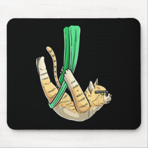 Luvaerialmal Aerial Cat Yoga , Klein, Zwart  Muismat
