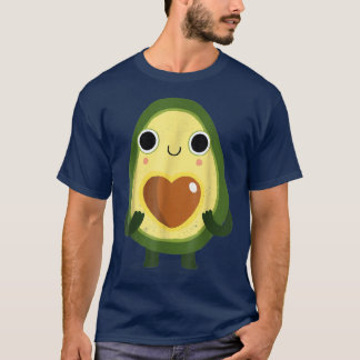 Luvocado Cute Avocado Fruit for Men Women Kind T-shirt