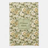 Lux Botanical Touch Personalized Greenery Towel  Theedoek (Verticaal)