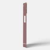 Lux Couple Photo Roos Gold Glitter Case-Mate iPhone Case (Achterkant / Rechts)