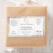 Lux Glitter Pastel Hair Face Serum Label (Insitu)
