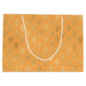 Lux Gold Fleur de Lis en Marigold Groot Cadeauzakje (Achterkant)