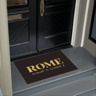 Lux Gold Rome Latitude & lengte Deurmat