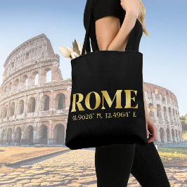 Lux Gold Rome Latitude & lengte Draagtas