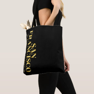 Lux Gold San Francisco Latitude & lengte Draagtas