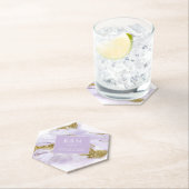 Lux Inktlavendel Abstract ID990 Kartonnen Onderzetters (Insitu)