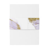 Lux Inktlavendel Abstract ID990 Uitnodigingen Wikkel (Achterkant Voorbeeld)