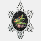 Lux-mas Tin Sneeuwvlok Ornament (Rechts)