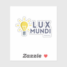 Lux Mundi (Light of the Word) Bijbelse Sticker