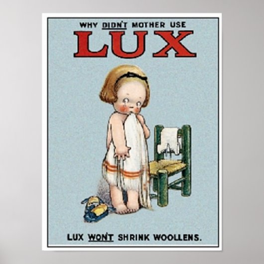 Lux Soap Poster (Voorkant)