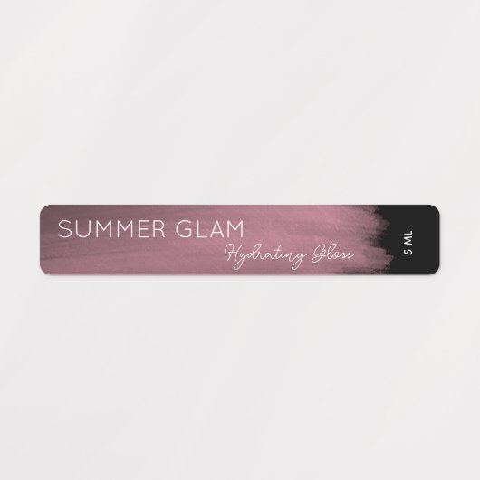 Lux Stroke Lip Gloss Cosmetisch Etiket Labels (Design 1)