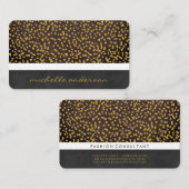 Lux Texture and Gold Speck Pattern II Visitekaartje (Voorkant / Achterkant)