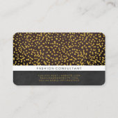 Lux Texture and Gold Speck Pattern II Visitekaartje (Achterkant)