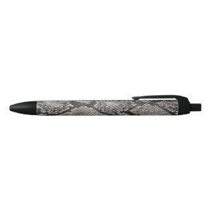 Lux Trendy Python Snake Skin Rich Elegante Mode Zwarte Inkt Pen