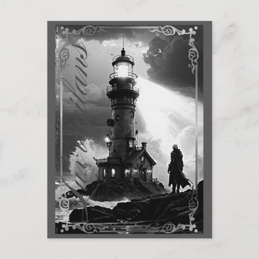 Lux vigilans briefkaart (Voorkant)