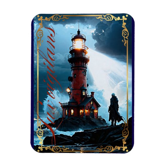 Lux vigilans magneet (Verticaal)