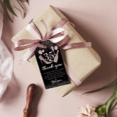 Luxe 35e verjaardag persoonlijke dank cadeaulabel