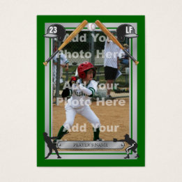 Luxe aangepaste Baseball-kaart Visitekaartjes