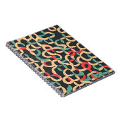 Luxe Abstract patroon Notitieboek (Rechterzijde)