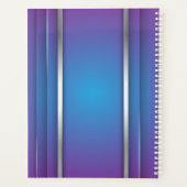 Luxe Abstract Violet Blue Planner (Achterkant)