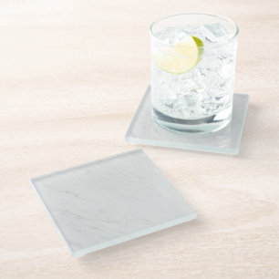 Luxe Abstracte Vloeibare Agaat Steen & Kristal Tex Glazen Onderzetter