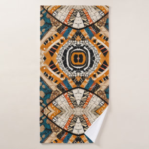 Luxe Afrikaans Caribisch erfgoed Multicolor Badhanddoek