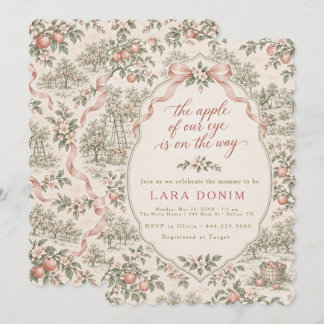 luxe Appel van onze Oog Herfst Baby Shower Kaart